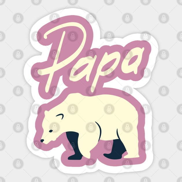 papa bear Sticker by madeinchorley